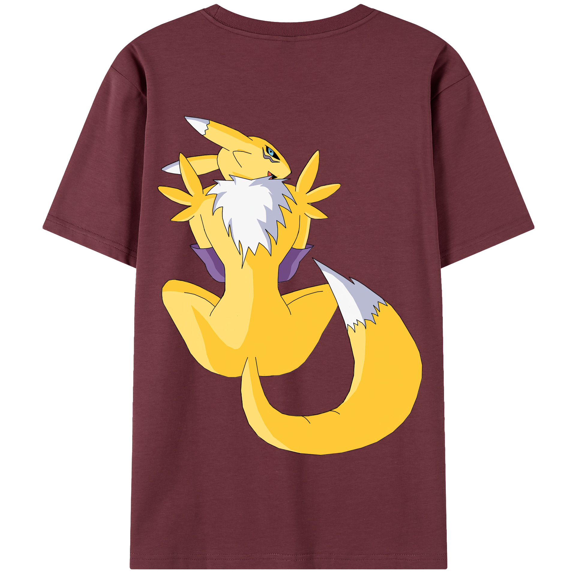 （画像用） Digimon デジタルモンスター/デジモン 綿100％半袖Tシャツ（背面プリント）